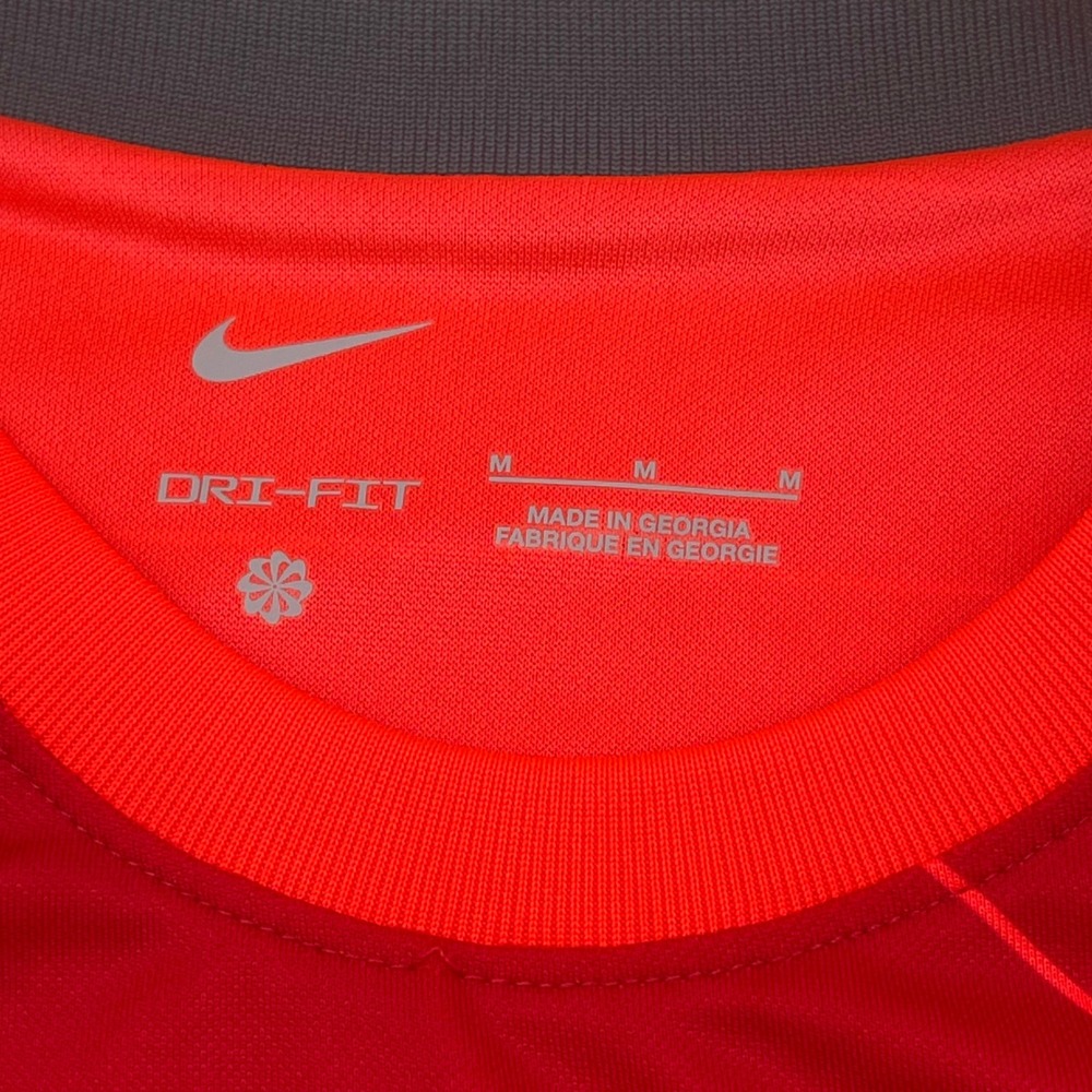 Nike Liverpool FC Mens Size M Soccer Jersey Short Sleeve Dri FIT Red Number 6 - Picture 4 of 8